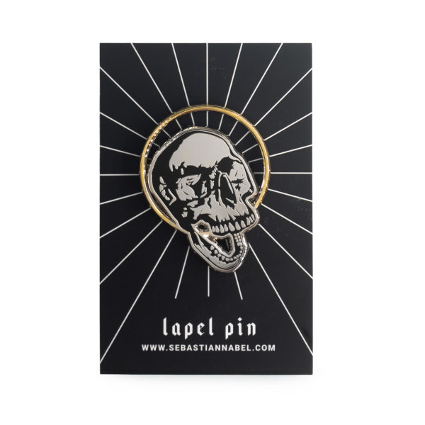 "Fall from Heaven" lapel pin by Sebastian Nabel